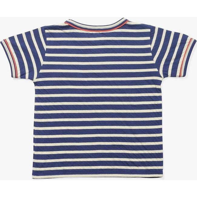 Sun'S Out Day Striped Tee & Shorts Bundle, Marine - Mixed Apparel Set - 3