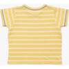 Striped Short Sleeve Tee & Pant Play Bundle, Yellow - Mixed Apparel Set - 4