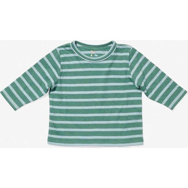 Edward Striped Long Sleeve Tee & Andy Legging Play Bundle, Forest - Mixed Apparel Set - 3