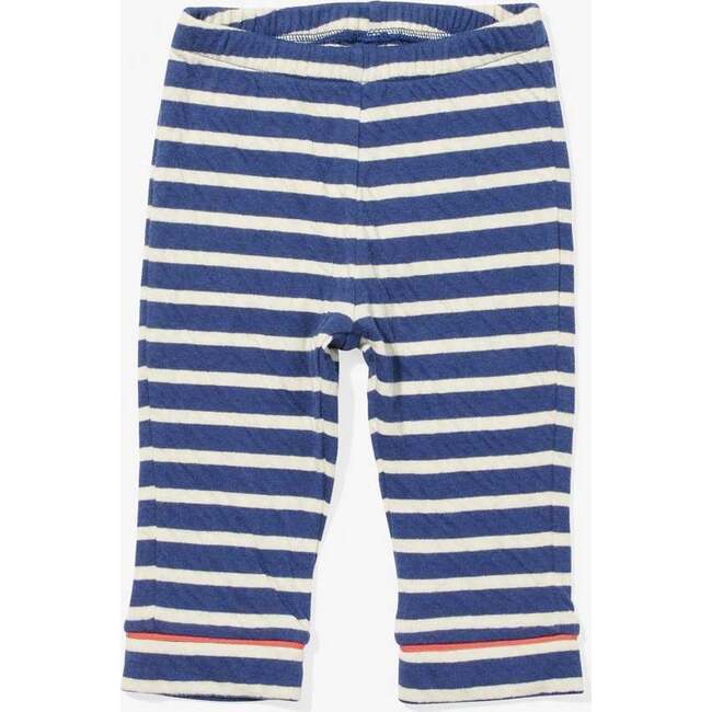 Striped Short Sleeve Tee & Pant Play Bundle, Marine - Mixed Apparel Set - 4