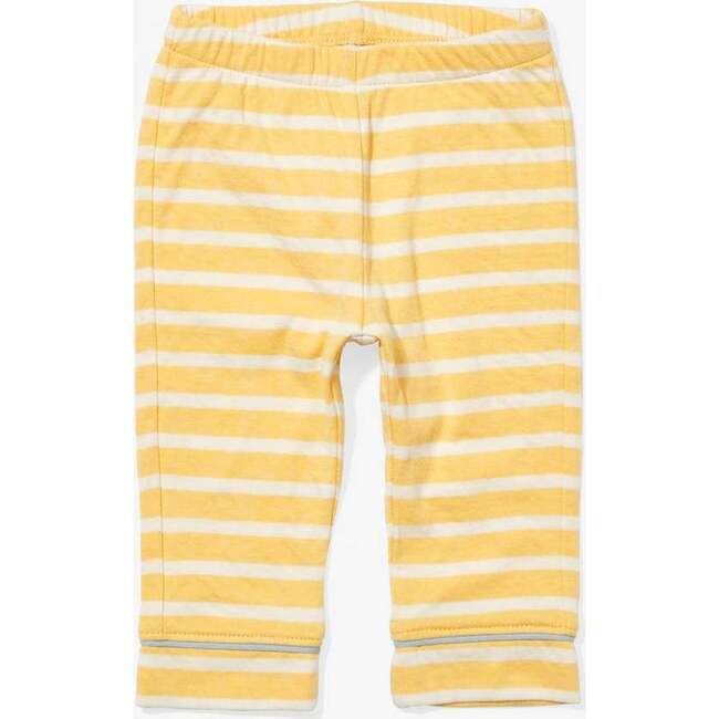 Striped Short Sleeve Tee & Pant Play Bundle, Yellow - Mixed Apparel Set - 5