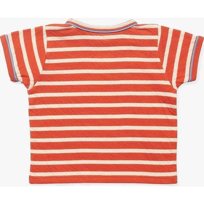 Striped Short Sleeve Tee & Pant Play Bundle, Red - Mixed Apparel Set - 4