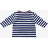 Edward Striped Long Sleeve Tee & Andy Legging Play Bundle, Marine - Mixed Apparel Set - 4