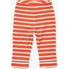 Striped Short Sleeve Tee & Pant Play Bundle, Red - Mixed Apparel Set - 5