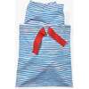 Stripe Crib Sheet & Pillow Case Bedding Bundle, Blue - Crib Sheets - 6