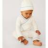 Organic Outfitting Piped Onesie, Pant & Beanie Bundle, Blue - Mixed Apparel Set - 2