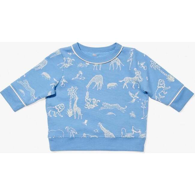 Play Day Sweatshirt & Jogger Baby Bundle, Ocean Animal Parade - Mixed Gift Sets - 3