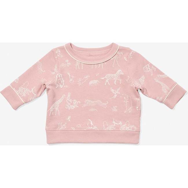 Play Day Sweatshirt & Jogger Baby Bundle, Rose Animal Parade - Mixed Gift Sets - 3