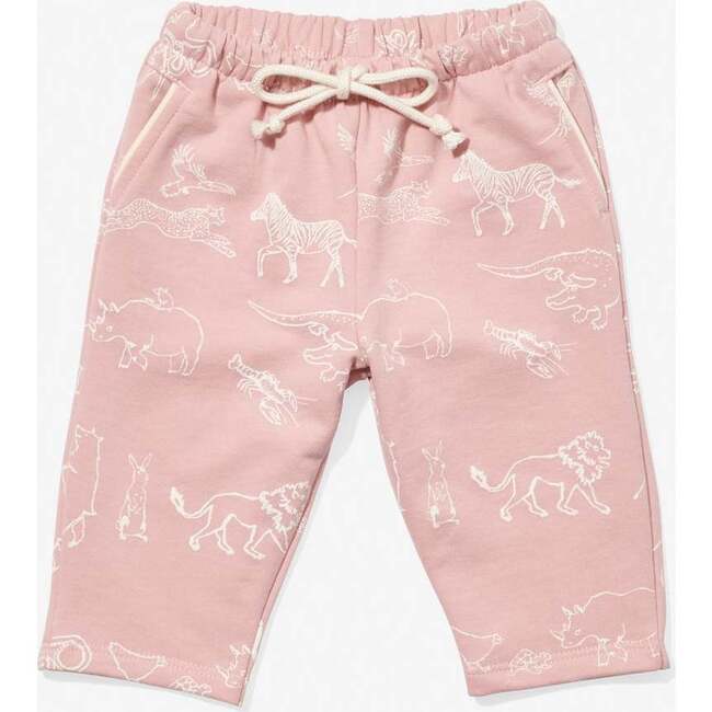 Play Day Sweatshirt & Jogger Baby Bundle, Rose Animal Parade - Mixed Gift Sets - 5