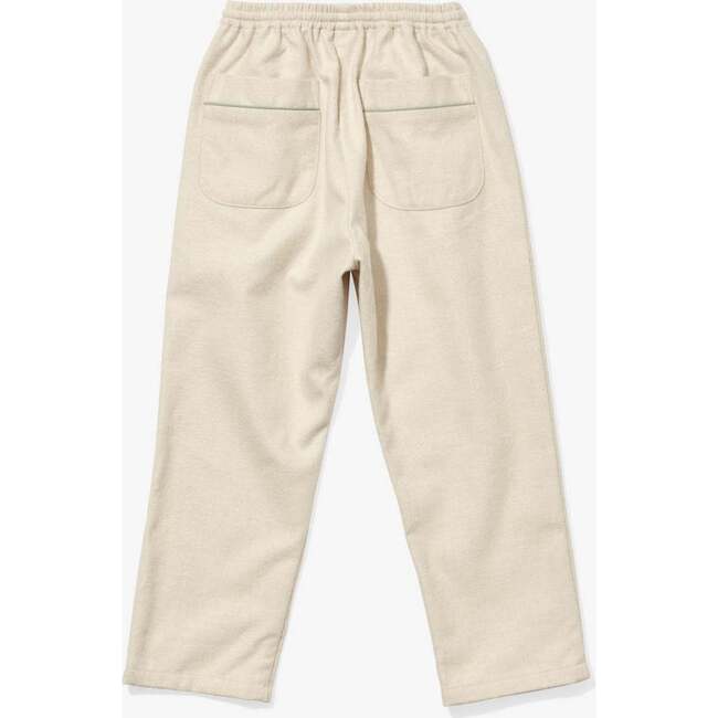 Bowie Drawstring Pant, Oatmeal Flannel - Pants - 4