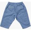 Bowie Baby Drawstring Pant, Blue Flannel - Pants - 3