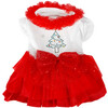 CHRISTMAS TREE RUFFLE RED DRESS - Costume Accessories - 1 - thumbnail