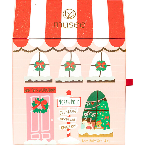 Musee Christmas Scalloped Bath Balm Set main image 1