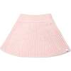 Knitted Flare Skirt, Vintage Pink - Skirts - 1 - thumbnail