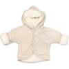 Wide Rib Sweater Knit Winter Snowdrift (Cream Lining), Vanilla Heather - Jackets - 1 - thumbnail