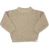 Grandpa Knitted Pullover, Oat Confetti - Sweaters - 1 - thumbnail