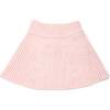 Knitted Flare Skirt, Vintage Pink - Skirts - 2