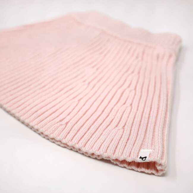 Knitted Flare Skirt, Vintage Pink - Skirts - 3