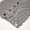 Grandpa Knitted Cardigan, Charcoal Confetti - Cardigans - 3