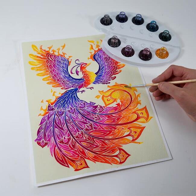 Aquarellum Mythical Animals - Painting - 2