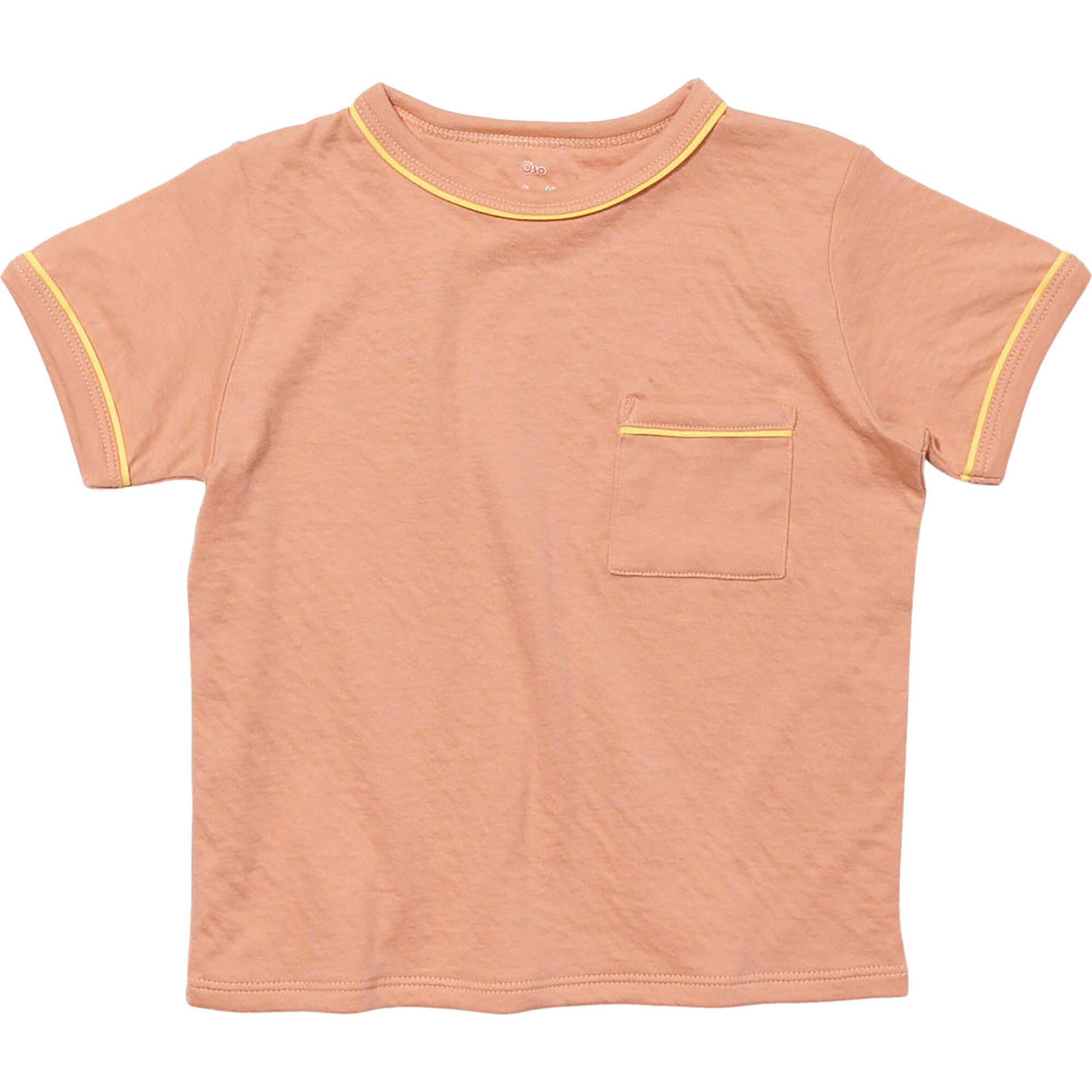 Willie Piped Crew Neck Tee, Sorbet - T-Shirts - 1