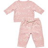 Play Day Sweatshirt & Jogger Baby Bundle, Rose Animal Parade - Mixed Gift Sets - 1 - thumbnail