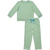 Play Day Sweatshirt & Jogger Child Bundle, Basil - Mixed Apparel Set - 1 - thumbnail