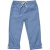 Bowie Drawstring Pant, Blue Flannel - Pants - 1 - thumbnail