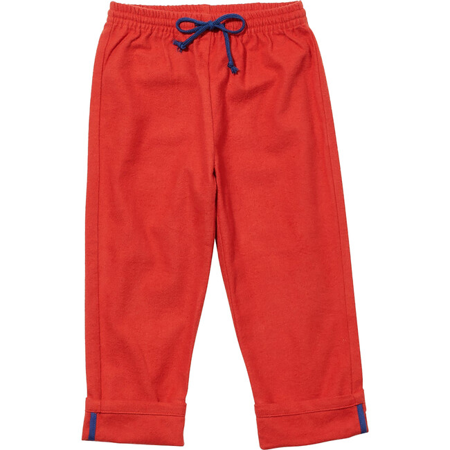 Bowie Drawstring Pant, Red Flannel