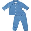 Knit Sweater Shirt & Pant Set Bundle, Blue - Sweaters - 1 - thumbnail