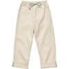 Bowie Drawstring Pant, Oatmeal Flannel - Pants - 1 - thumbnail