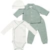 Baby Essentials 4-Piece Bundle, Seafoam - Mixed Gift Sets - 1 - thumbnail