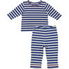 Edward Striped Long Sleeve Tee & Andy Legging Play Bundle, Marine - Mixed Apparel Set - 1 - thumbnail