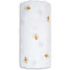 Muslin Swaddle Blanket, Bees - Swaddles - 1 - thumbnail