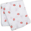 Muslin Swaddle Blanket, Strawberry - Swaddles - 2