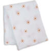 Muslin Swaddle Blanket, Daisies - Swaddles - 2