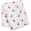 Muslin Swaddle Blanket, Mushroom - Swaddles - 2