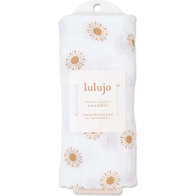 Muslin Swaddle Blanket, Suns - Swaddles - 4