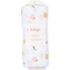 Muslin Swaddle Blanket, Peaches - Swaddles - 4