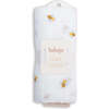 Muslin Swaddle Blanket, Bees - Swaddles - 4
