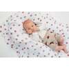 Muslin Swaddle Blanket, Mushroom - Swaddles - 7