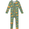 Crawford Newborn Convertible One Piece, Green - Rompers - 1 - thumbnail