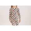 Larisa Long Sleeve Basic Pajama, Beige - Pajamas - 4