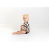 Larisa 3/4 Sleeve Flutter Dress & Bloomer Set, Beige - Mixed Apparel Set - 3