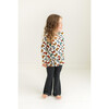 Larisa Long Sleeve Ruffled Tshirt & Bell Bottom Set, Beige - Mixed Apparel Set - 5