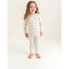 Clemence Long Sleeve Basic Pajama, Beige - Pajamas - 4