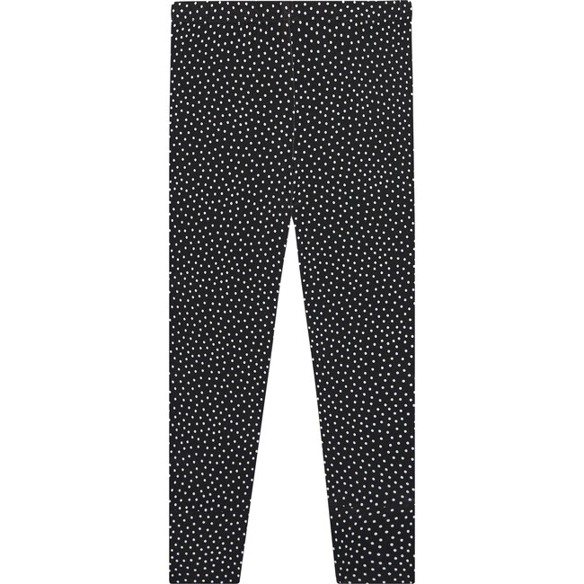 Aggie Long Sleeve Basic Pajama, Black - Pajamas - 3