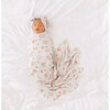 Clemence Infant Swaddle & Headwrap Set, Beige - Mixed Accessories Set - 5