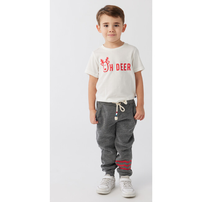 Oh Deer Crew, White - T-Shirts - 2
