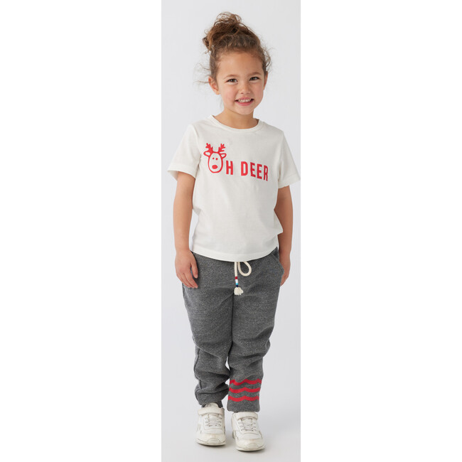 Oh Deer Crew, White - T-Shirts - 4